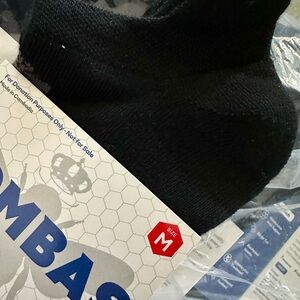 25 pair of Unisex Bombas Classic Black Athletic Socks